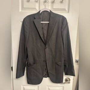Jil Sander Gray Wool Men’s Tailored Blazer Jacket